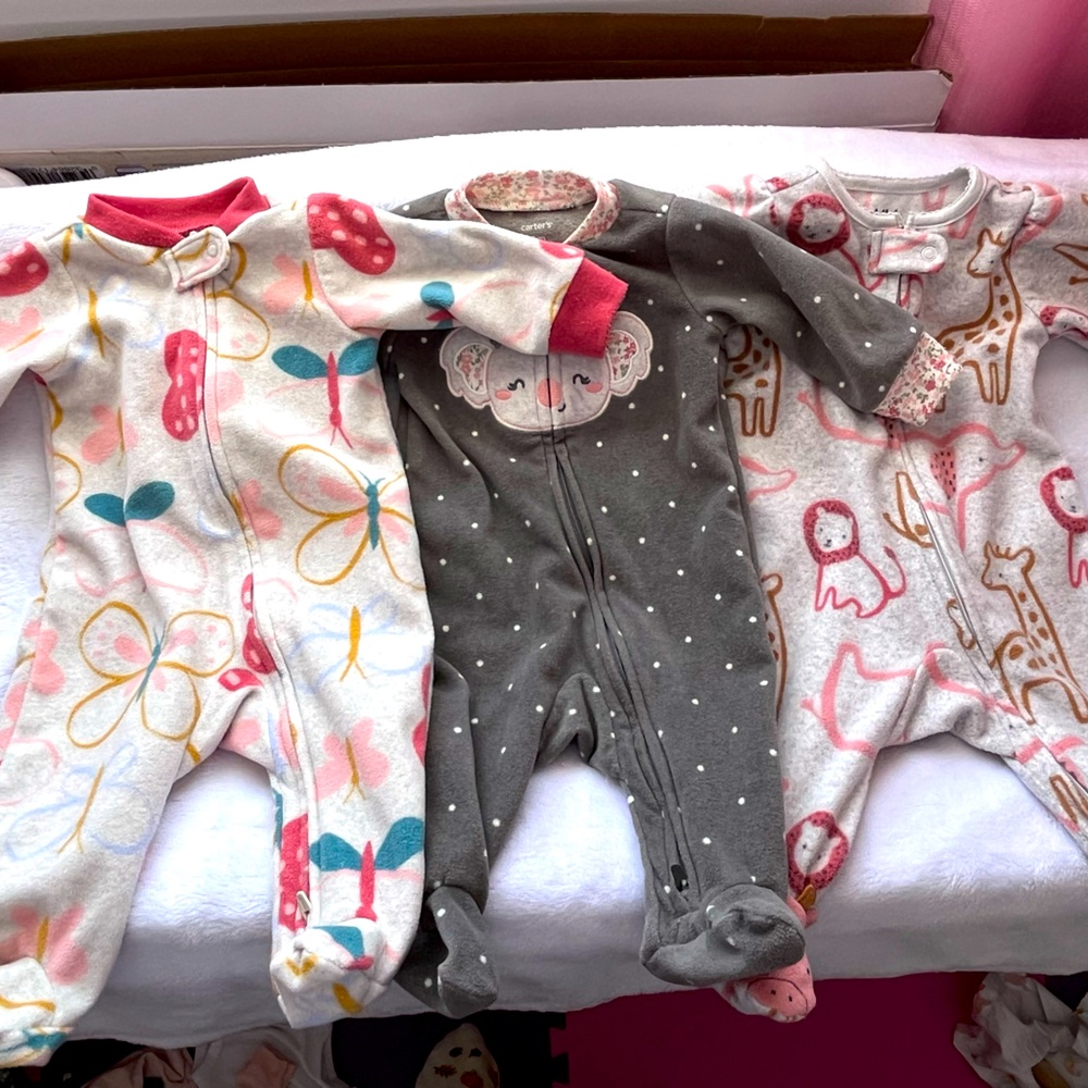 3 fleece sleepers